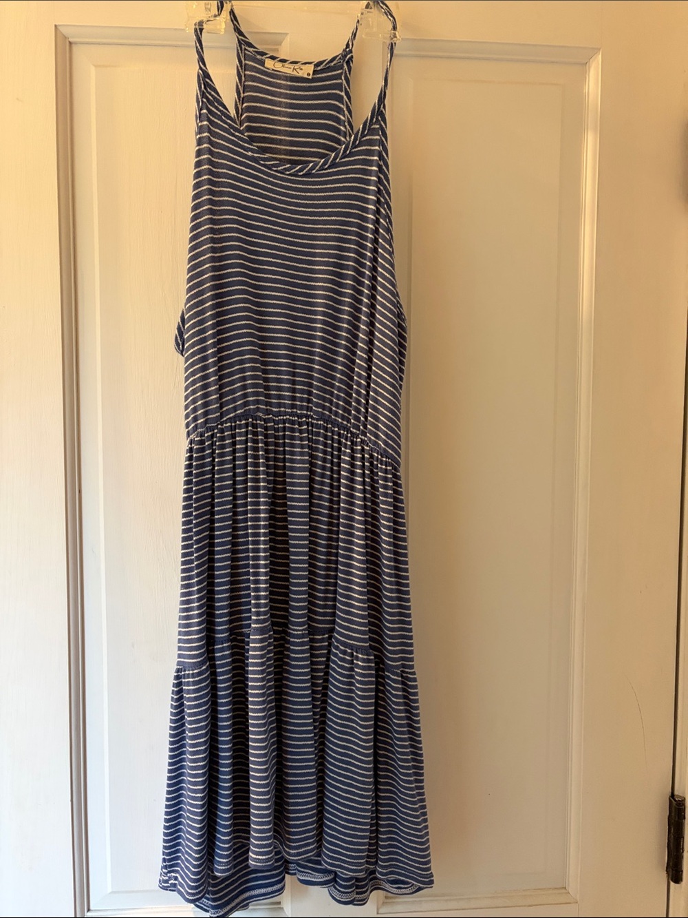 Olivia Rae Navy & White Striped Top